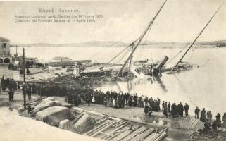 1908 Sibenik, Sebenico; Katastrofa parab. Lloyd Galatea / ship accident