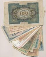 30db-os vegyes külföldi bankjegy tétel, közte Csehszlovákia, India, Jugoszlávia, Szovjetunió T:vegye...