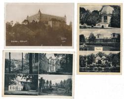 16 felvidéki képeslap, közte pár Csehszlovákia / 16 Northern Hungary - Czechoslovakia mixed postcards