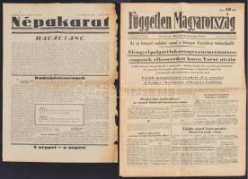 1918-1946 5 db klf újság első számainak egyike