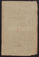cca 1880 Apró költemények gyűjteménye, érdekes kéziratos versgyűjtemény többek között Erdélyi János,...