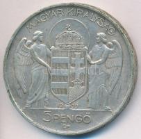 1939. 5P Ag "Horthy balra" T:2- erős ph.
Adamo P8.2