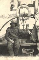 Berck-Plage, Un Loup de Mer / fisherman (small tear)