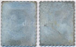 1979. "Nemzetközi Gyermekév" (2xklf) Ag bélyegérem (3.41g/0.835/27x22mm) T:2 (PP)