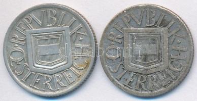 Ausztria 1925-1926. 1/2Sch Ag (2x) T:2,2-
Austria 1925-1926. 1/2 Schilling Ag (2x) C:XF,VF