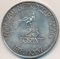 1967. 25Ft Ag "Kodály" T:2 patina