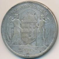 1930. 5P Ag "Horthy jobbra" T:3
Adamo P8