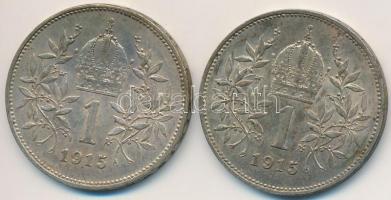 Ausztria 1915. 1K Ag "Ferenc József" (2x) T:2 patina
Austria 1915. 1 Corona Ag "Fran...