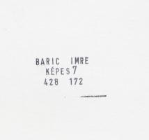 cca 1987 Baric Imre országházi képriportja, 5 db pecséttel jelzett vintage fotó, 16x24 cm