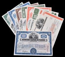 Amerikai Egyesült Államok 1955-1989. 7db klf részvény, közte "Air Reduction Company, Incorporat...