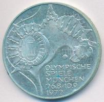 NSZK 1972J 10M Ag &quot;Olimpia-München / Stadion&quot; T:2  FRG 1972J 10 Mark Ag &quot;Olymics Munich / Stadium&quot; C:XF