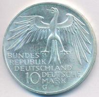 NSZK 1972G 10M Ag "Olimpia-München / Stadion" T:2 
FRG 1972G 10 Mark Ag "Olymics Mun...