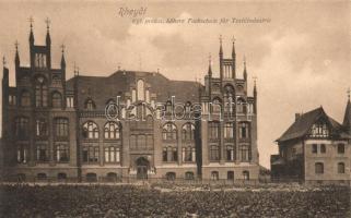 Rheydt, Kgl. preuss. höhere Fachschule für Textilindustrie / textile school