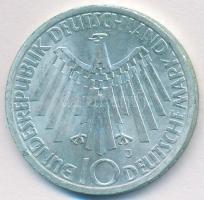 NSZK 1972J 10M Ag "Olimpia / Spirál" T:2 
FRG 1972J 10 Mark Ag "Olympic Games Munich...