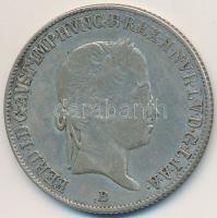 1839B 20kr Ag &quot;V. Ferdinánd&quot; T:2- Huszár: 2081., Unger III.: 1419.