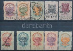 1922-1934 51 db Törvényszéki illetékbélyeg
