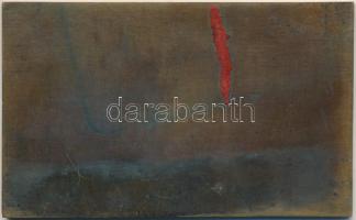 ~1970. "Spartacus - 15 éves kiváló sportmunkáért" zománcozott Br plakett, hátlapján ragasz...