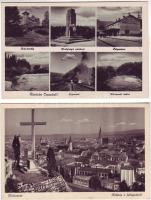 8db háború előtti magyar városképes lap