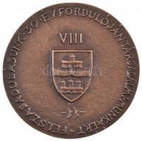 Búza Barna (1910-2010) 1975. "Józsefváros / Felszabadulásunk 30. évfordulóján társadalmi munkáé...