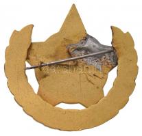 ~1960-1970. "Hűség a néphez, hűség a párthoz" zománcozott kitüntető jelvény dísztokban, ja...