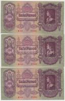 1930. 100P (6x) sorszámkövetők T:I-