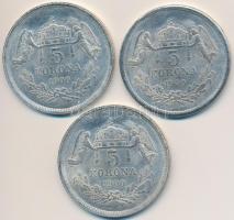 1900KB 5K "Ferenc József" Fe replika (3x) T:2-,3