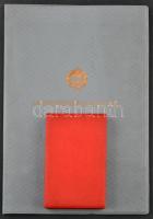 1963. "Szocialista Munkáért Érdemérem" aranyozott, zománcozott Br kitüntetés mellszalagon,...