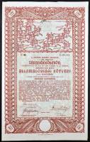 Budapest 1917. "A magyar korona országai, 5-1/2%-kal kamatozó járadékkölcsön - államadóssági kötvény" 1.000K-ról szelvényutalvánnyal, szárazpecséttel és bélyegzésekkel T:I-