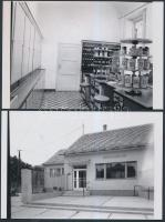 1973 Gyógyszertárak kívül-belül, a Fővárosi Fotó Vállalat riporter részlege által készített korabeli...
