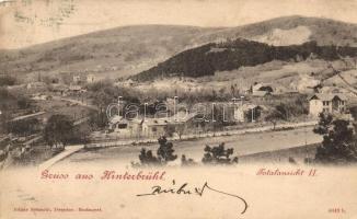 1899 Hinterbrühl, Totalansicht / panorama view (ázott sarok / wet corner)