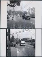 1966 Budapest, Kálvin téri közlekedési helyzet, Kotnyek Antal (1921-1990) fotóriporter hagyatékában ...