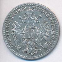 Ausztria 1869. 10kr Ag "Ferenc József" T:2-,3
Austria 1869. 10 Kreuzer Ag "Franz Jos...