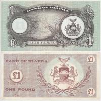 Biafra 1967. 1Ł + 1968-1969. 1Ł T:I,I-,restaurált (1967-es)
Biafra 1967. 1 Pound + 1968-1969. 1 Pou...