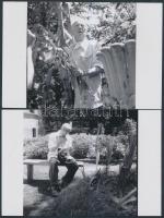 1963 Gózon Gyula (1885-1972) Kossuth-díjas színészről készült fotósorozat, Kotnyek Antal (1921-1990)...