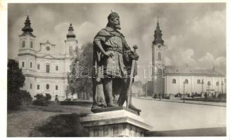 Nagyvárad, Oradea; Szent László szobra / statue of Saint Ladislaus