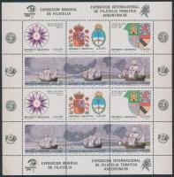 Stamp Exhibition set blocks of 12, Bélyegkiállítás sor 12-es tömbben