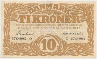 Dánia 1941. 10K &quot;R&quot; T:restaurált Denmark 1941. 10 Kroner &quot;R&quot; C:restored