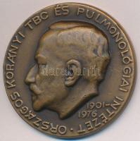 1976. &quot;Országos Korányi TBC és Pulmonológiai Intézet - 1901-1976&quot; Br emlékérem (40mm) T:2