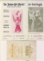 3 db kottás reklámfüzet az 1910-es évekből