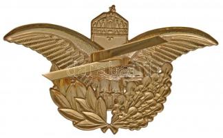 ~1990. "Tábornoki tányérsapkára való jelvény, légierő" aranyozott fém sapkajelvény nem saj...