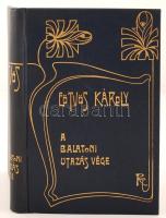 Eötvös Károly:A balatoni utazás vége. (Eötvös Károly Munkái XXIII.) Bp., 1909, Révai Testvérek. Kiadói, szecessziós egészvászon sorozatkötésben, festett élmetszéssel, jó állapotban.