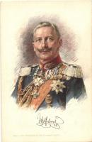 Wilhelm II, Offizielle Postkarte für das Rote Kreuz, Kriegsfürsorgeamt und Kriegshilfsbüro Nr. 309. s: E. Bieber (EK)