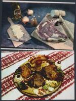 1965 Étel reklámok, Kotnyek Antal (1921-1990) hagyatékában őrzött 10 db korabeli negatívról készült ...