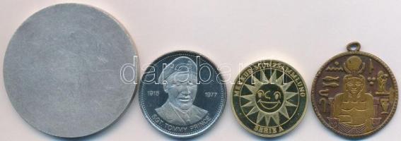 4db-os emlékérem és zseton tétel, közte Csehszlovákia 1980. "120 éves a Rétegelt famegmunkáló g...