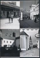 cca 1970 Kecskemét, 13 db életkép és városkép, Dezső Pál kecskeméti fotós hagyatékában őrzött korabe...