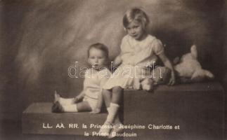 Princess Joséphine Charlotte of Belgium, Baudouin of Belgium, I. Baldvin belga király és Joséphine Charlotte hercegnő, Belgium