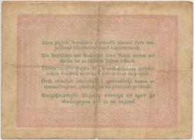 1848. 5Ft "Kossuth bankó" vörösesbarna T:III