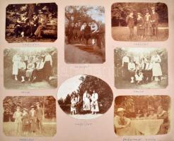 1917-1950 Kichler Miklós és Kichler József (hajós család) fotóalbuma, 496 db sokféle témájú (köztük ...