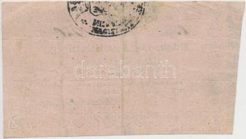 Miskolc 1860. 10kr "Miskolcz városa pénztári utalványa" T:III