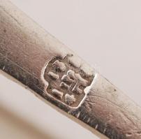 Ezüst antik késbak, Ag., 62,8gr., Buda 1844, jelzett, 10cm/ 
Antique silver knife support, Ag. 62,8...